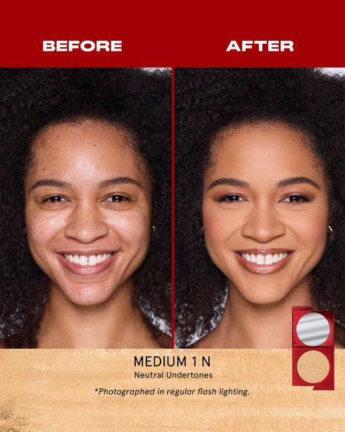 Medium 1 (N)-Turn Up The Base Versatile Powder Foundation - GLAM MODA